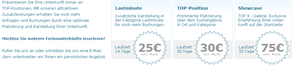 Zusatztarife